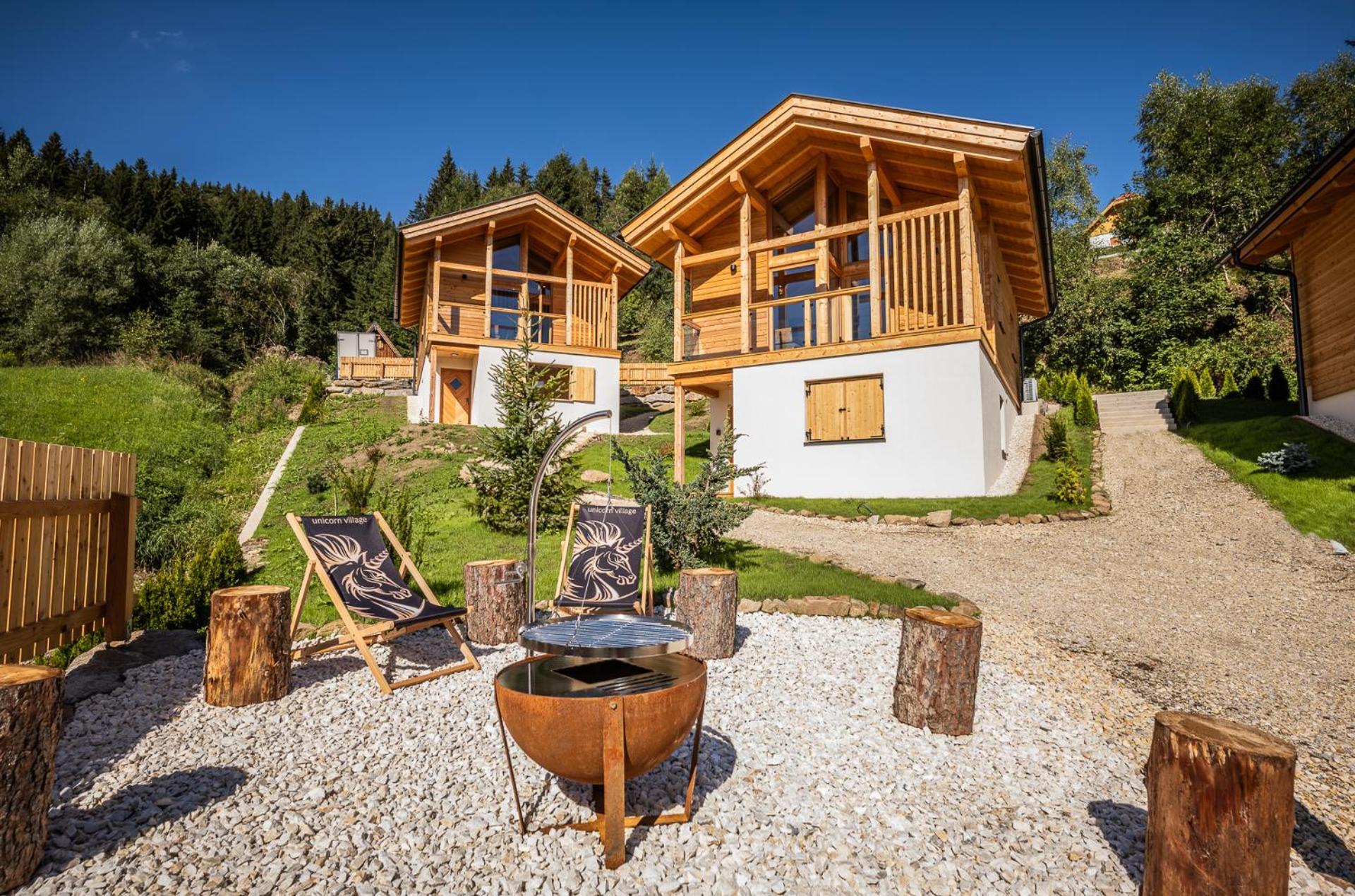 Ferienhaeuser Koralpe Unicorn Village Вольфсберг Экстерьер фото